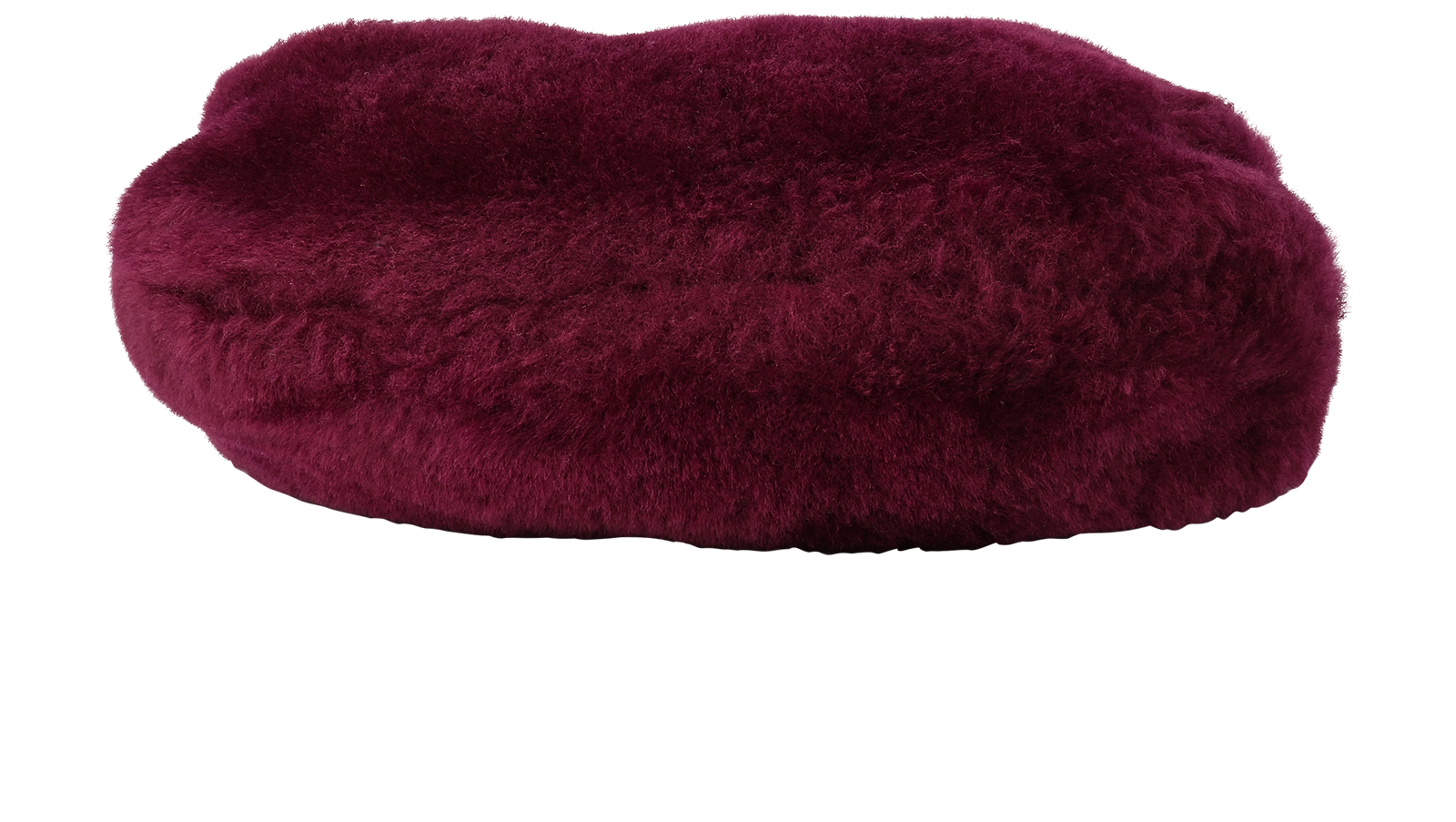 Mini Jodie, &pound;795, Handbags, Burgundy, Shearling, Top view